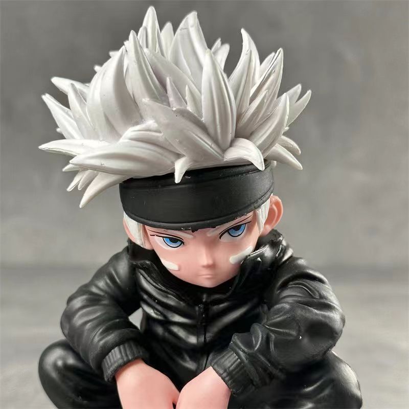 Jujutsu Kaisen Satoru Gojo Sitting Posture Statue Model Hobby