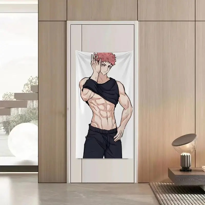 Jujutsu Kaisen Characters Abdominal Muscle Fabric Wall Covering Hobby