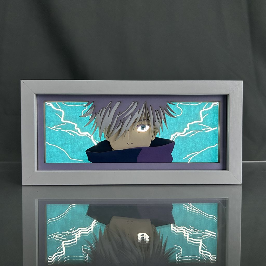 Jujutsu Kaisen Character Paper Carving Lamp Hobby