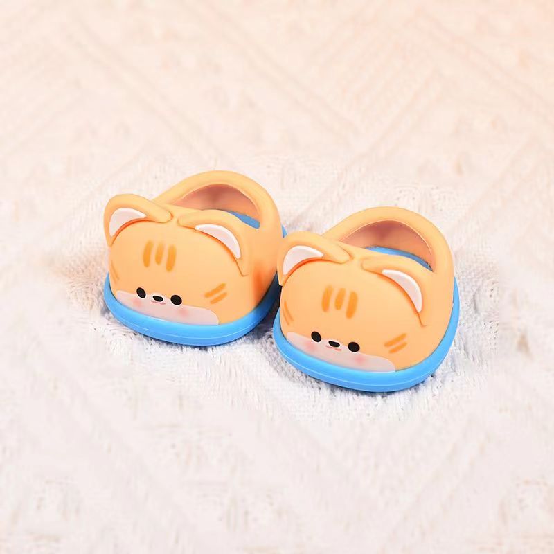 Mini Shoes for 20 cm Plush Doll Hobby Prop