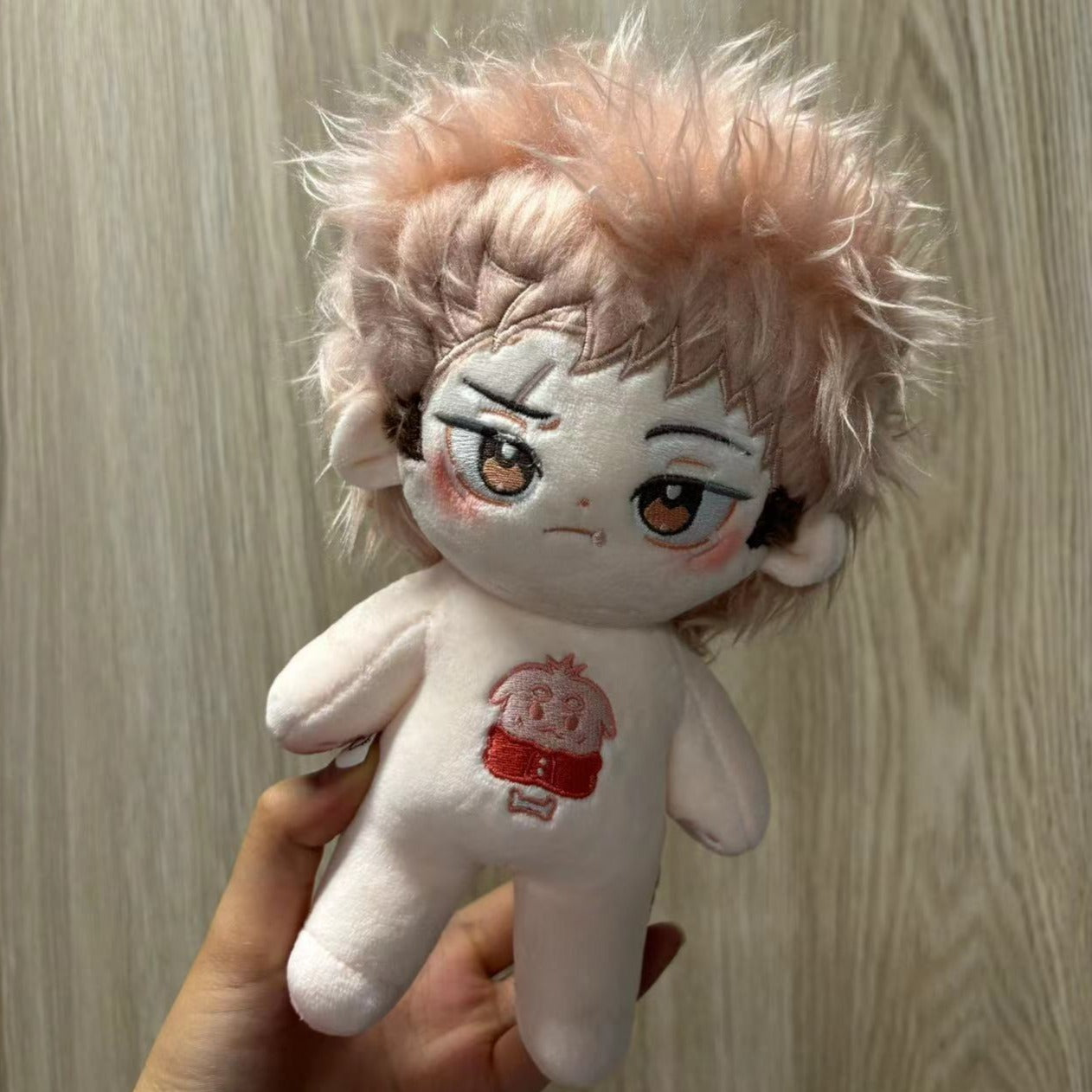 Jujutsu Kaisen Itadori Yuji 20cm Plush Doll Hobby [with skeleton, without clothes]