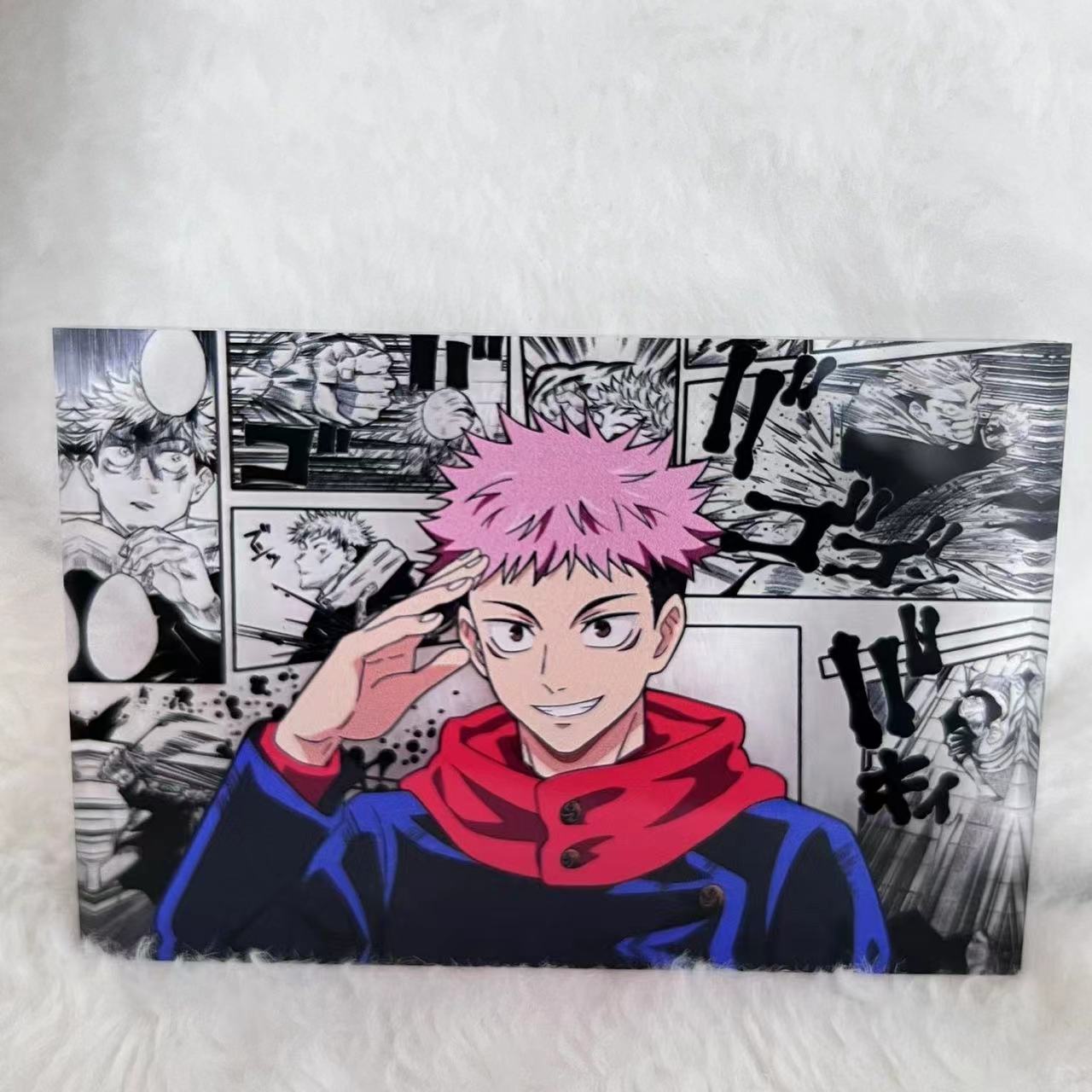 Jujutsu Kaisen Character Acrylic Transparent Card Stand Hobby Desktop Ornament