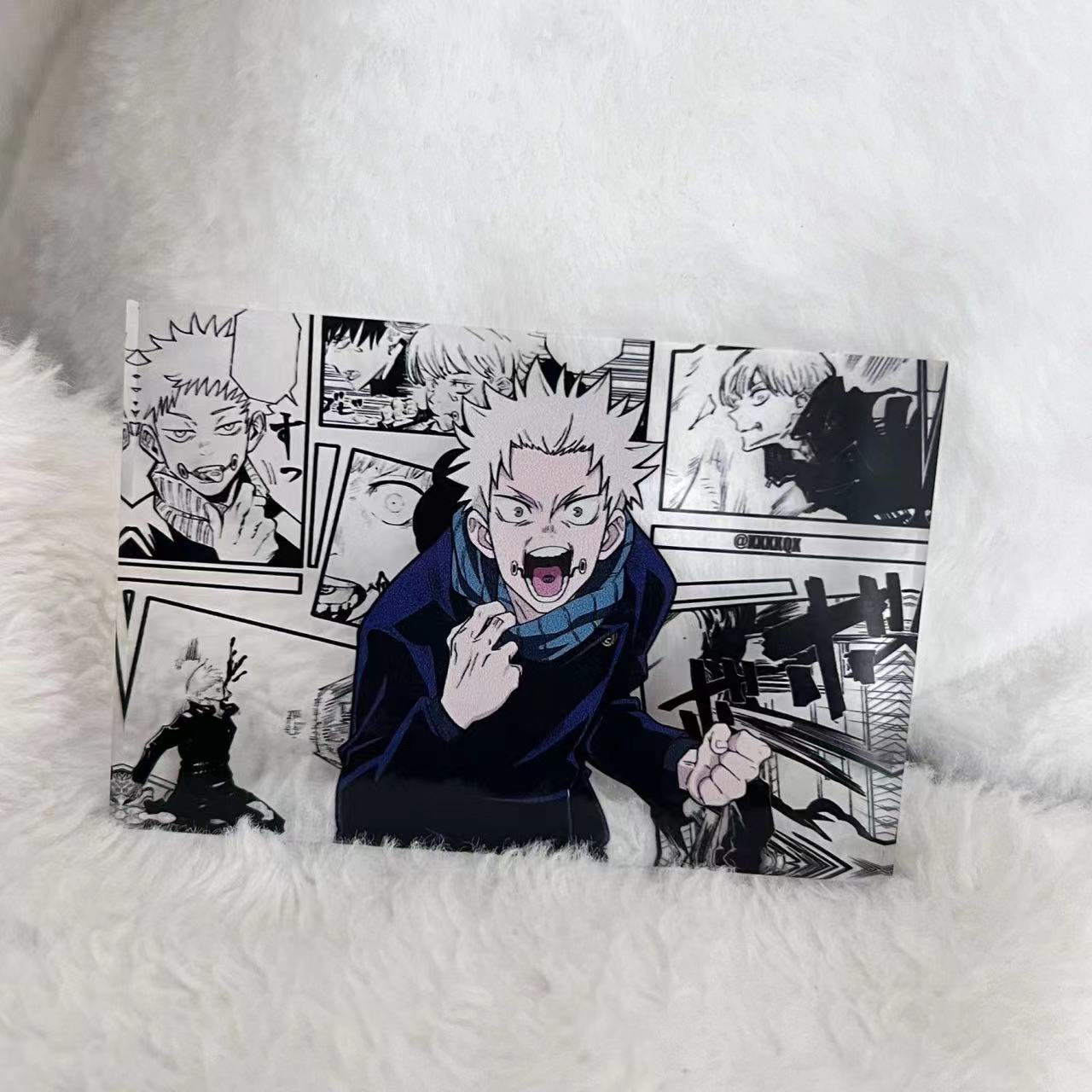 Jujutsu Kaisen Character Acrylic Transparent Card Stand Hobby Desktop Ornament