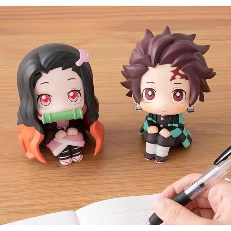 Demon Slayer Sitting Figure Hobby [one set 6 figurines]