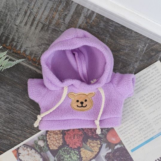 Multiple Color Choices Hoodie for 20cm Plush Doll Hobby Prop