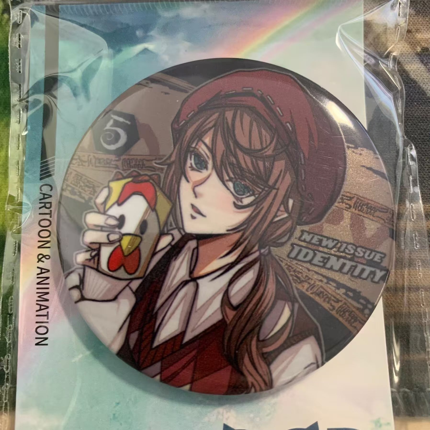 Identity V Button Pin Reflect Light[5.8cm,7.5cm]