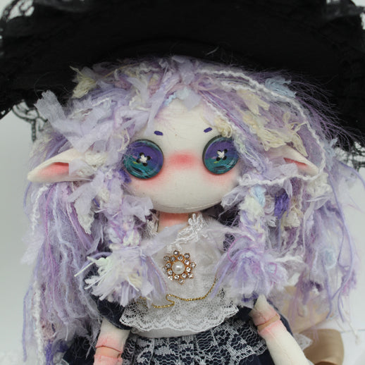 Lavender Lady Commission Button-Eyed Doll [32cm]